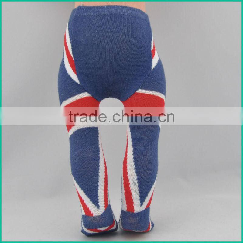 18 inch Hot green material panther tights for doll