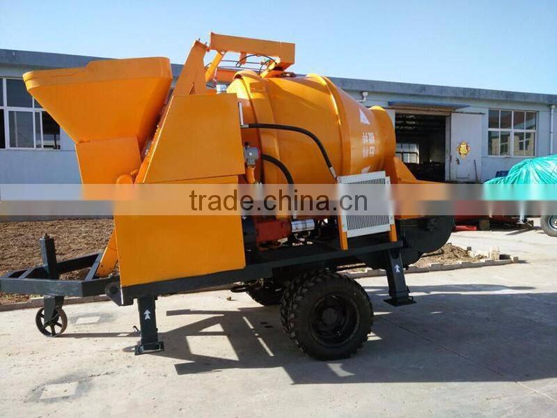 Popular sales advanced concrete mixer with lift and hopper in high quality and good price