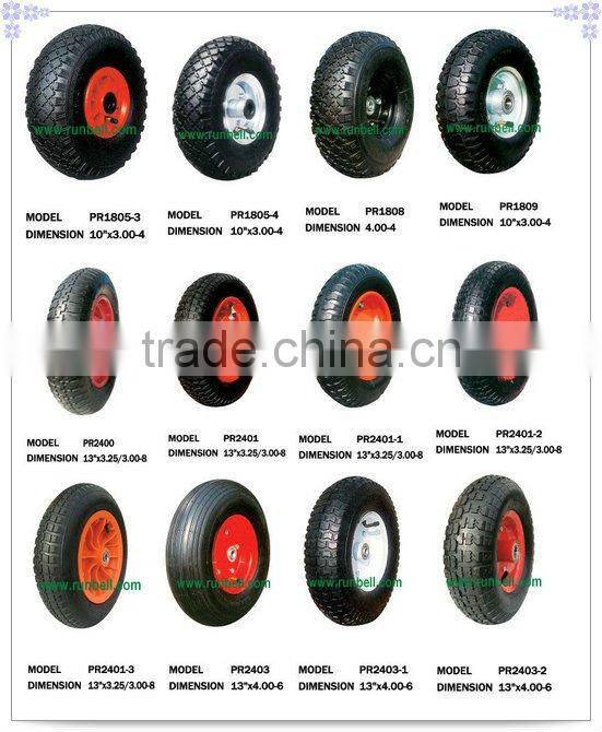 Best-selling China Wheelbarrow Pneumatic Air Wheel 14" x 3.50-8