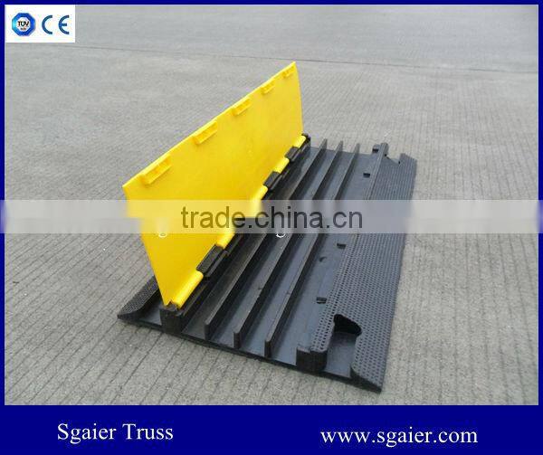 Hot Sale Outdoor Five ways Cable cover Natural Rubber Cable Bridge