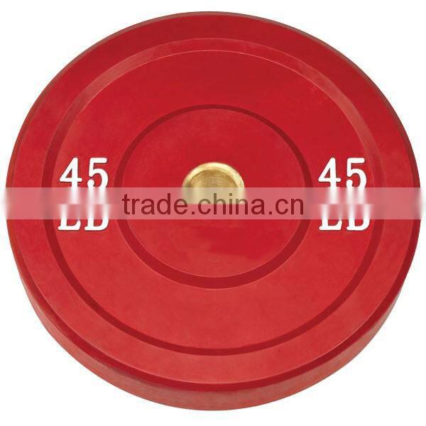 Crossfit Training Rubber Bumper Weight Plates--5 (Black),10 (Green), 15 (Yellow), 20 (Blue) & 25kg (Red)