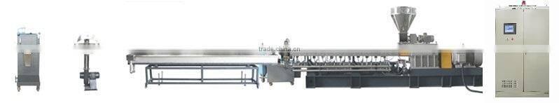 Double stage PP PE waste plastic pelletizing line/granulating machine