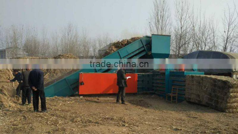 Automatic hydraulic waste paper baler machine