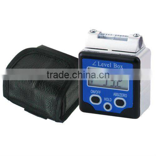 Magnets and Spirit Level +/-180 degree (0~360degree) Range +Data HOLD function Digital 360 degree Bevel Box / Inclinometer