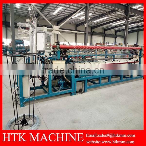 ISO9001 Manufacturer Automatic Chain Link Fence Making Machine/Diamond Mesh Weaving Machine