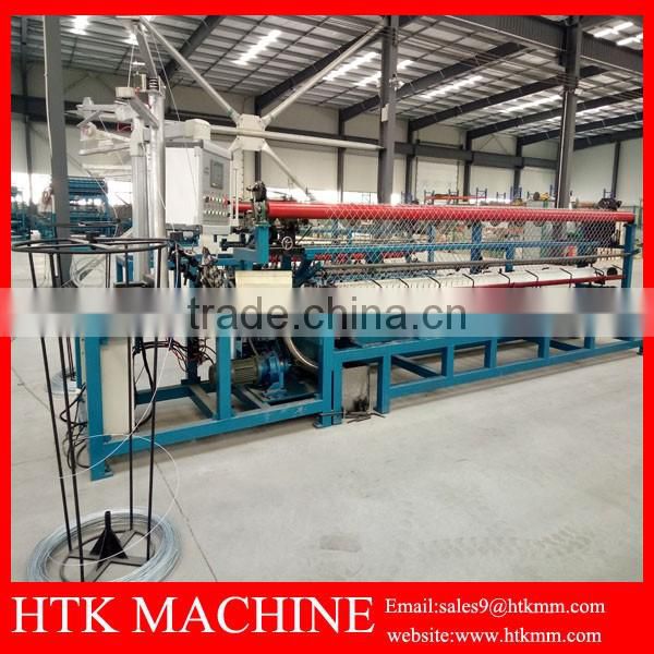2m-6m Width Fully Automatic Chain Link Fence Making Machine/Diamond Wire Mesh Machine