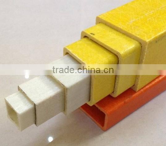 Pultruded UV resistant high strength durable Fiberglass square tube
