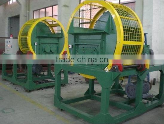 rubber tyre shredder/rubber shredder/crusher/cutter