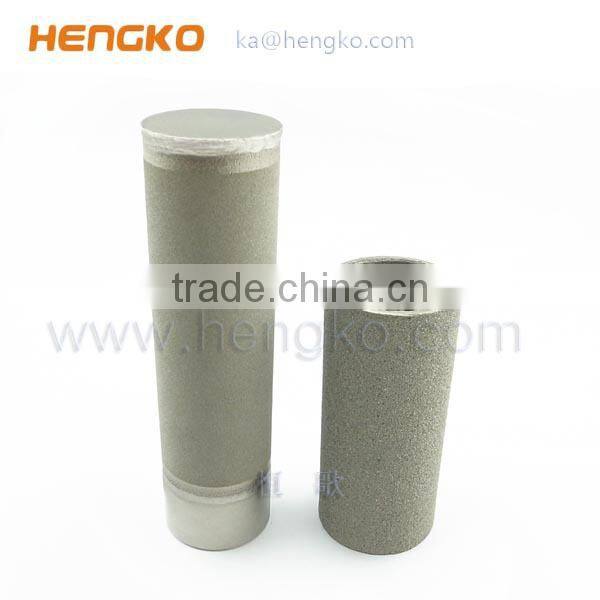 Sintered 316 stainless steel porous-metal filter components