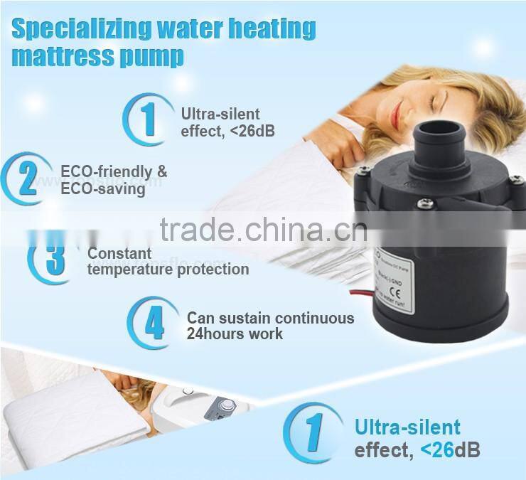 brushless silent environmental cool and warm water mattress pump