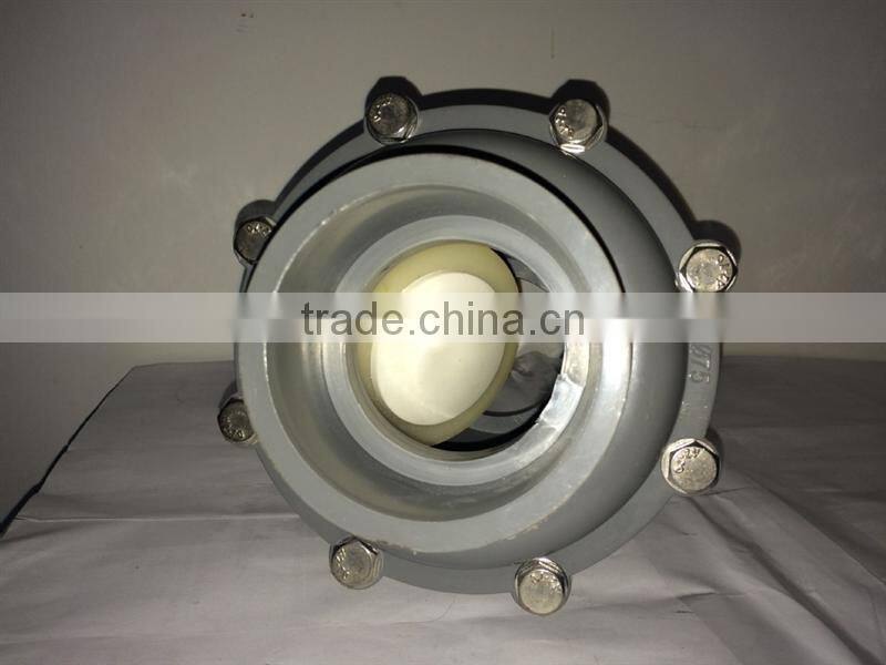 PVC pipe check valve
