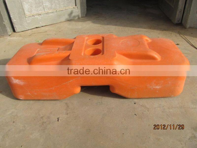 2016 the best selling Orange HDPE outdoor fencing feet/foot/base