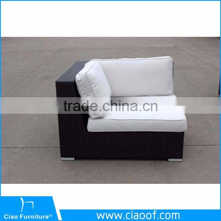 Sectional furniture rattan garden sofa set