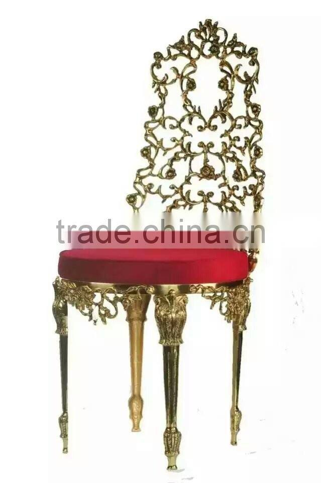 Elegant Royal Wall Hanging Clock, Brass 24K Gold Plated Wall Hanging Clock, Charming Wall Mounted Clock