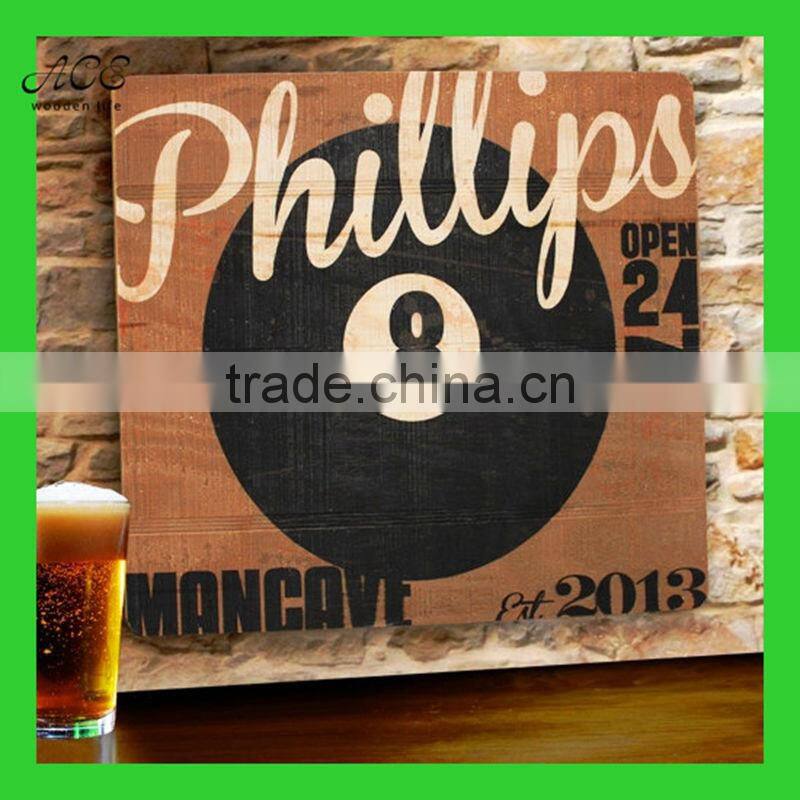 Personalized wood pub sign Custom wood bar sign wooden bar sign