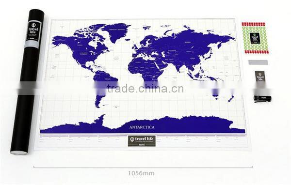 CT-543 Popular waterproof LED bright flashlight world Star Map travel light world map