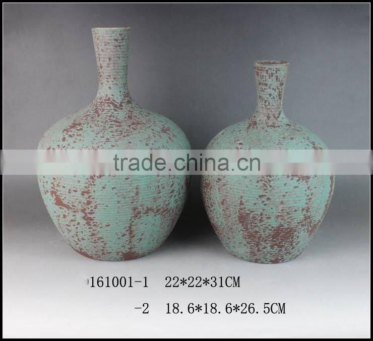 China made antique glazed cone ceramic vases