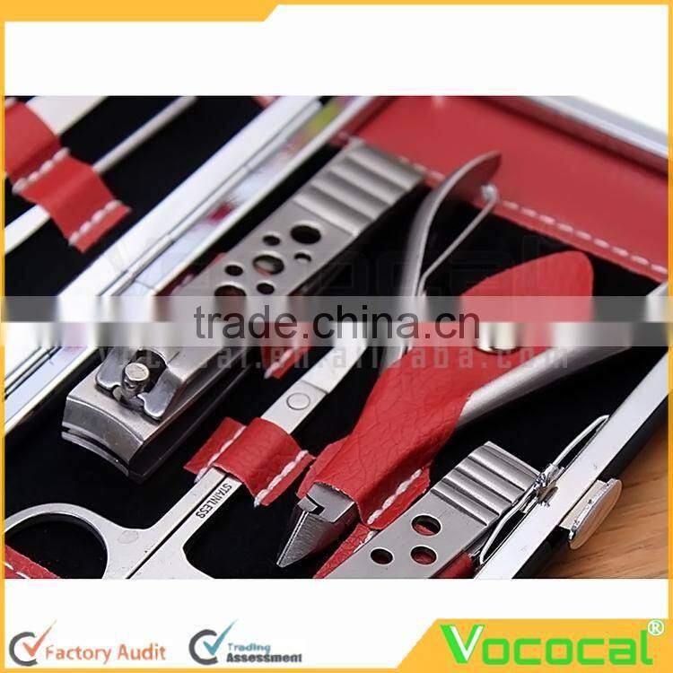 10 PCS Stainless Steel Manicure Pedicure Ear Pick Nail Clippers Set Kit Nail Care Set