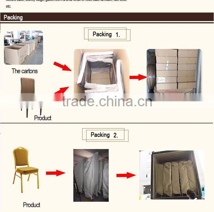 High quality Bride and groom Golden armrest wedding chair