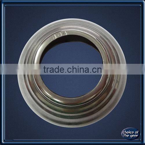 AISI304 Brushed Satin Stainless Steel Flat Round Base Cover