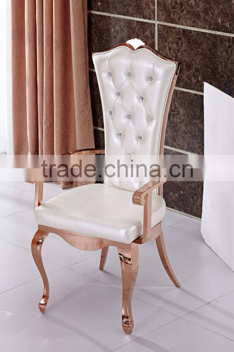 Steel restaurant tables and chairs for event