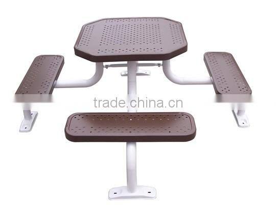 Patio Used Metal Table and 4 Chairs Metal Dining Table Chairs Set