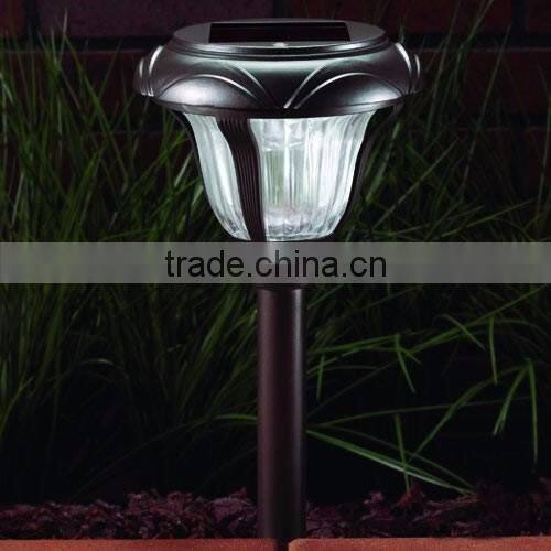 4-PC (PDQ) EMBOSSED FRAME Diecast Aluminum Solar Path Light