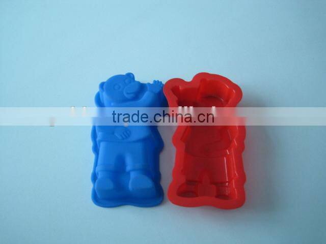 cartoon pattern single case 100% food grade silicone ice tray