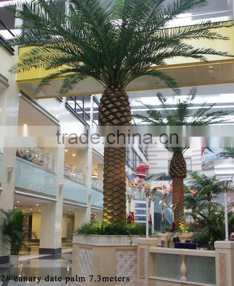 Wholesale fiber glass and plastic palm tree Chinese goods tall palm trees