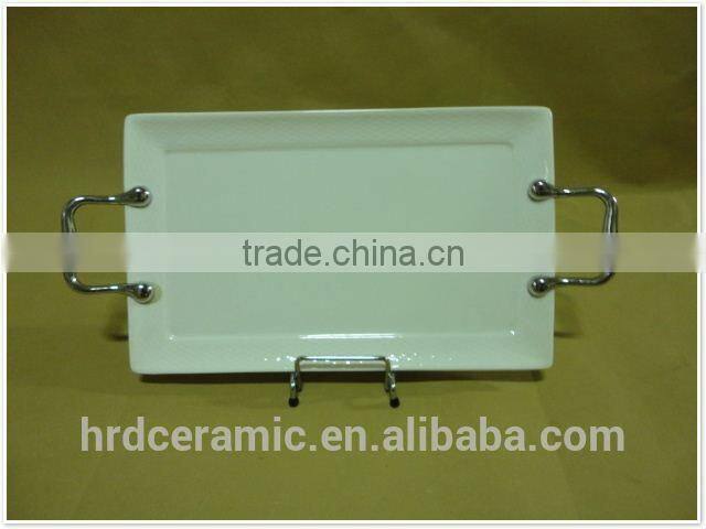 China hot sale stock ceramic plate printing machine with Metal handle
