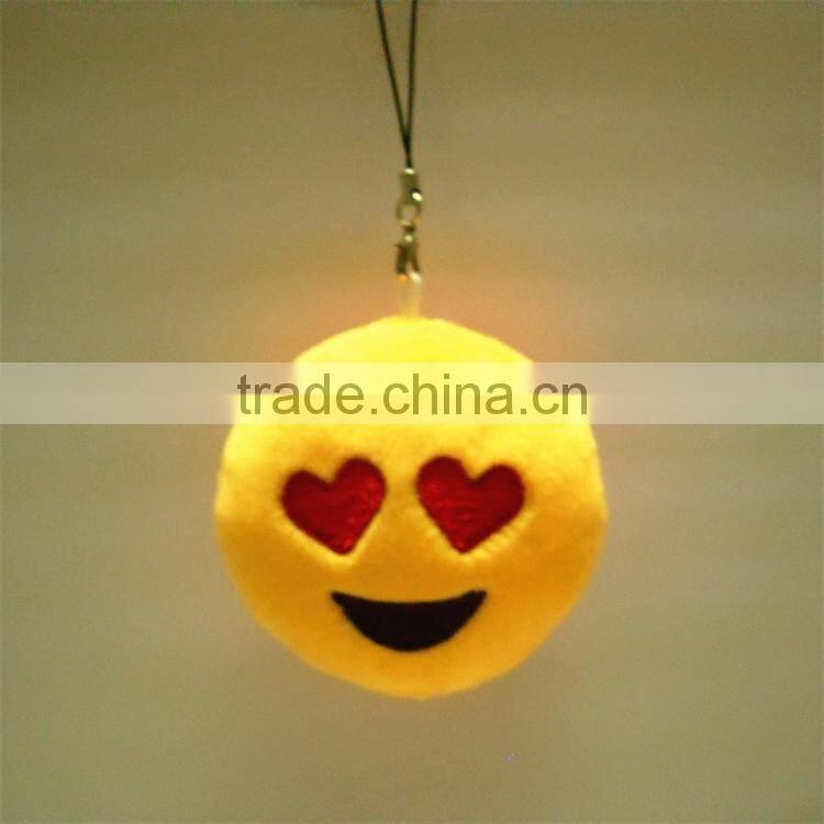 Emoji Small Pendant Smiley Plush Keychain Toy