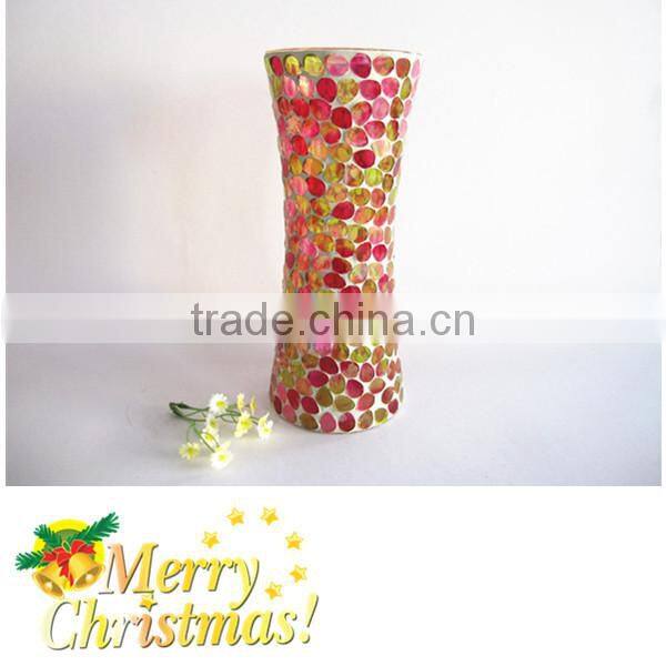 Iridescent Colored Mosaic Holder Unique Modern Home Decorations