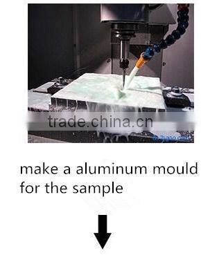 Large thick square anti slip thermoformed plastic flat tray