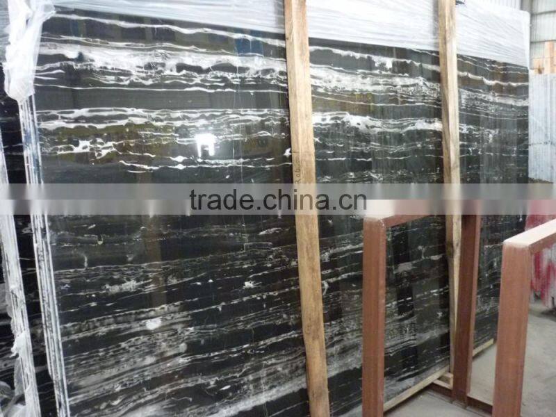 Sky Black Marble Slab Silver Black Marble Slab Price