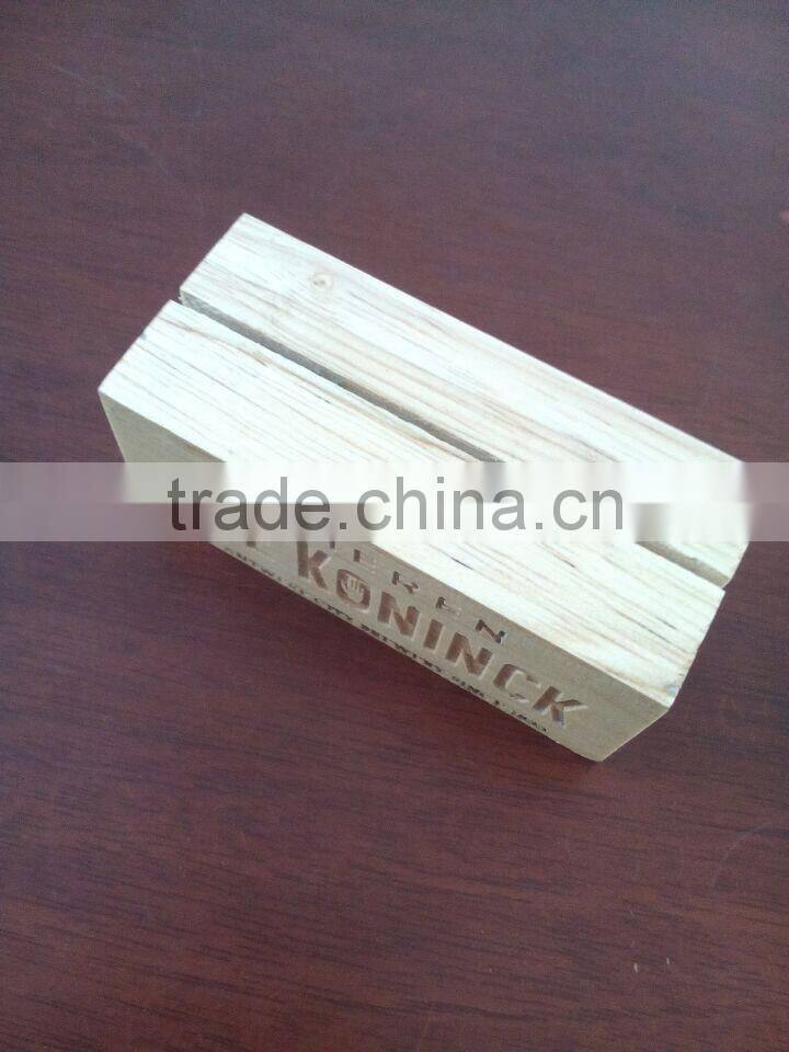 High Quality Wooden Photo Stand Wood Business Cards Holder For Name Cards or Restaurant