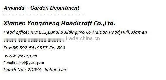 Regal Art &Gift Metal Flower Stakes 3 Colors Garden Stakes Decorative Garden Stakes