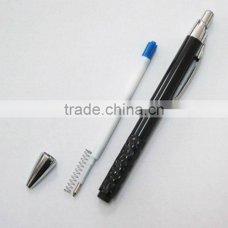 2013 new designer decorative aluminum barrel metal ballpoint pen