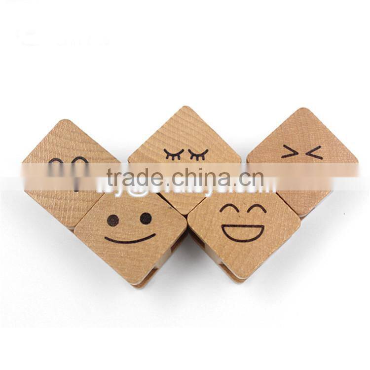 Creative intelligent stacking toys wooden baby building blocks W13D097