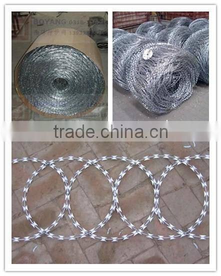 Alibaba .com ! hot selling in Brazil razor barbed wire used in pasture
