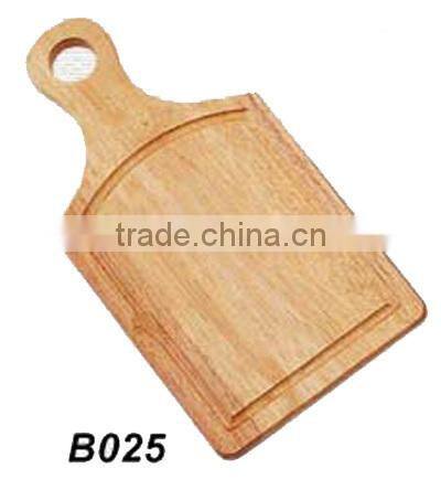 wood cutting board with handle