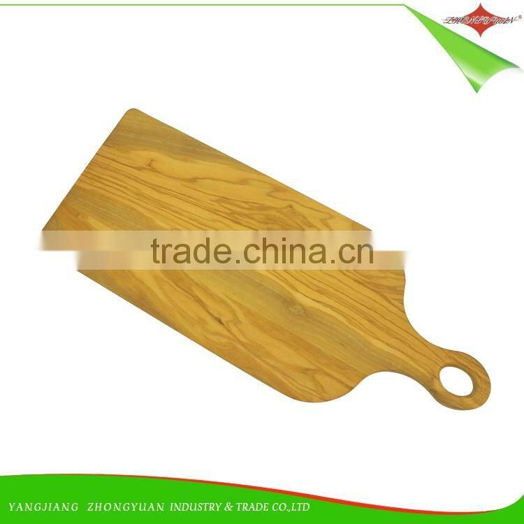 ZY-R2009 2017 new design creative wood cutting board chopping block with wooden handle