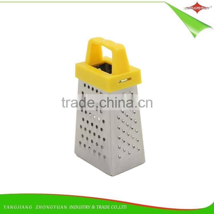 ZY-N5020 stainless steel kitchen multi 4 side manual grater with container