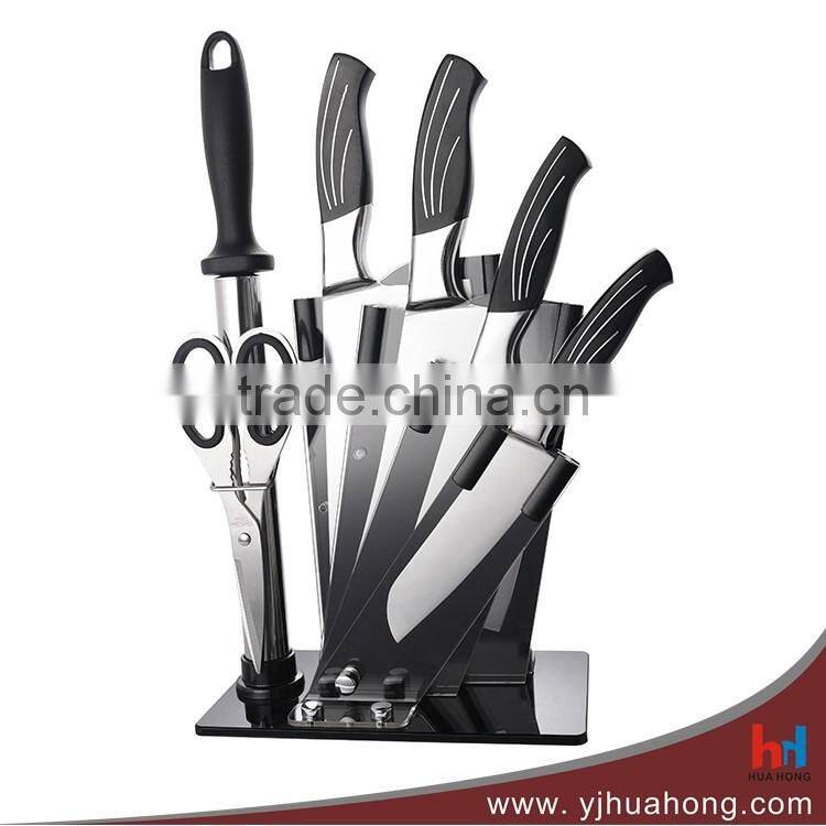 Wholesale 8pcs Stainless Steel Kitchen Knife Set with ABS Handle