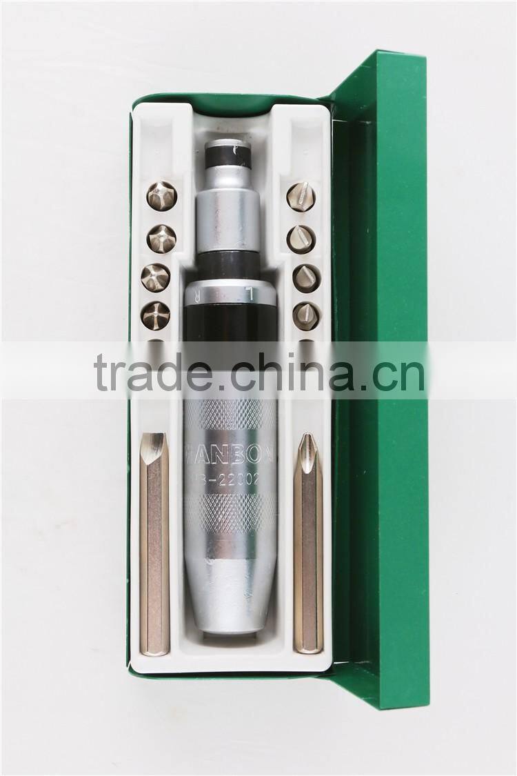 13PCS Impact Screwdriver with Magnetic Head