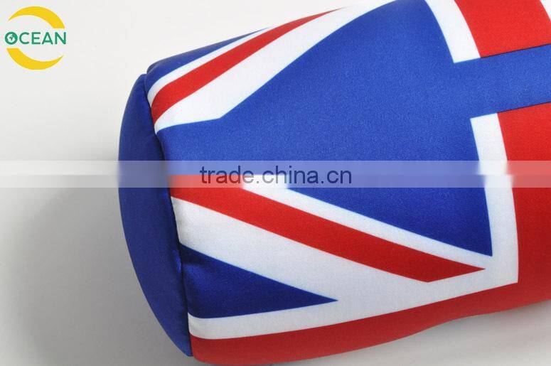 UK Flag Car Pillow with High Quality PP Cotton