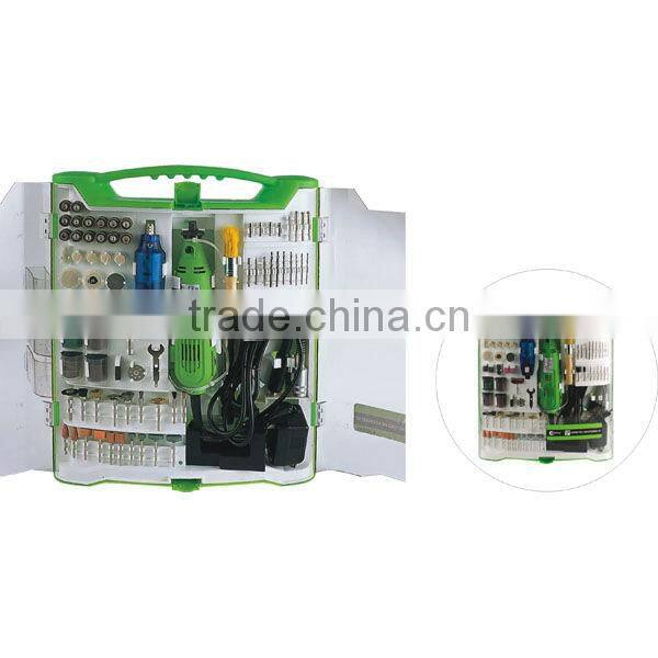 228-Piece two electric rotary tool and accessories set