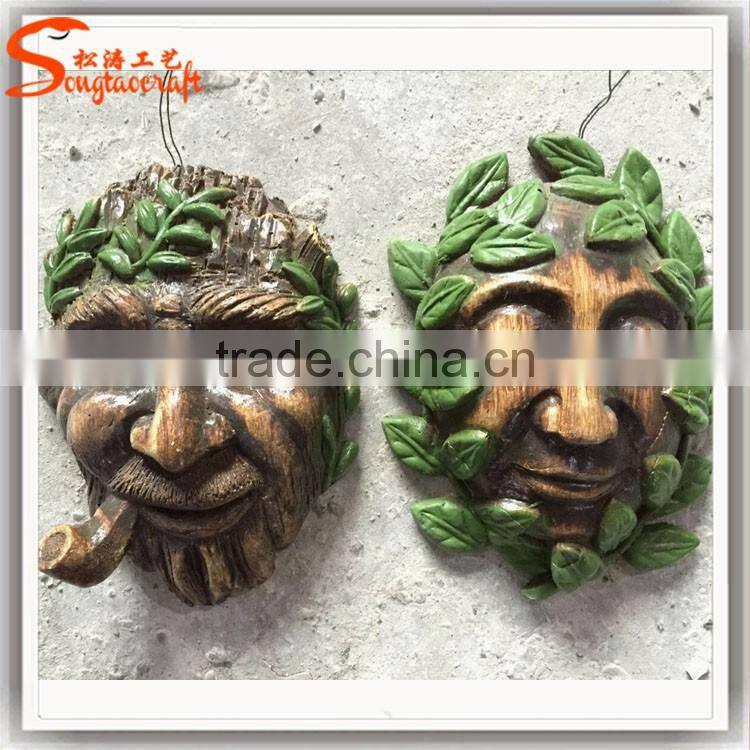 songtao chinese factory customize artificial human tree face masks