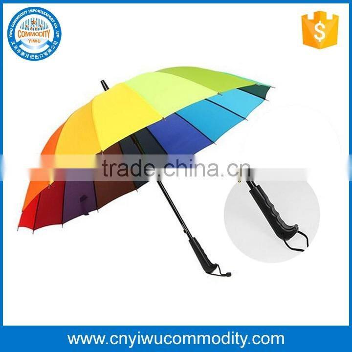 large hot selling colorful Automatic wind-proof Straight golf Umbrella for sale
