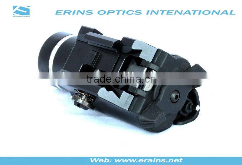 Tactical red laser sight scope and 200 lumen CREE Q5 LED flashlight combo