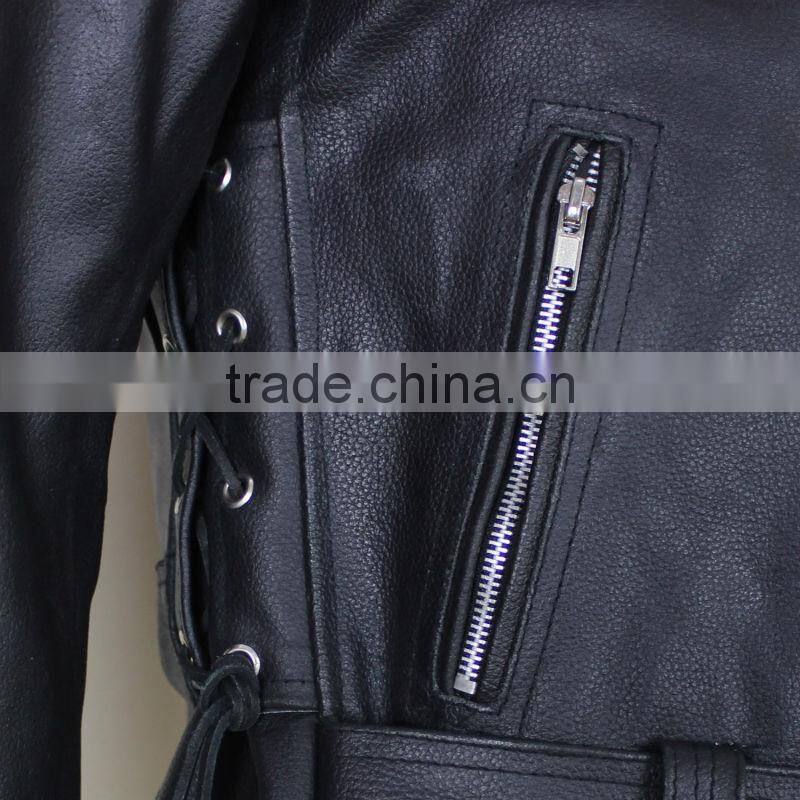 Men Leather Duster Coat